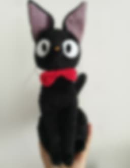 image-Black Cat Ghost Plush Toy