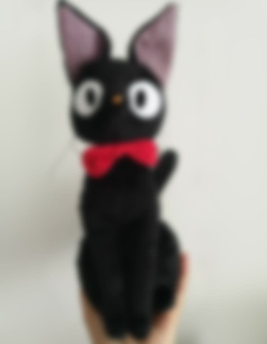 image-Black Cat Ghost Plush Toy