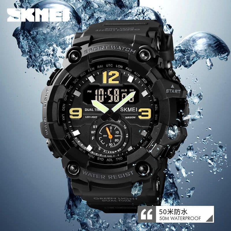 image-Momentumi Men's Sports Watch 56mm Waterproof