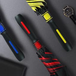 image-30-Inch Golf Umbrella Full-Fiber Vinyl Waterproof