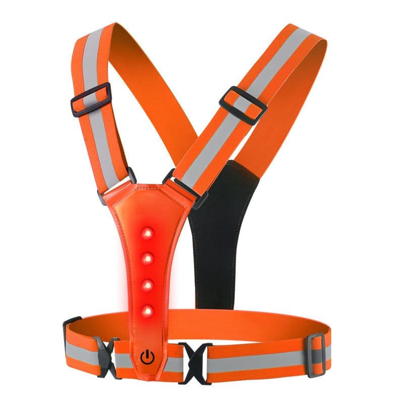 image-Common Way L3 LED Reflective Safety Vest USB Charging