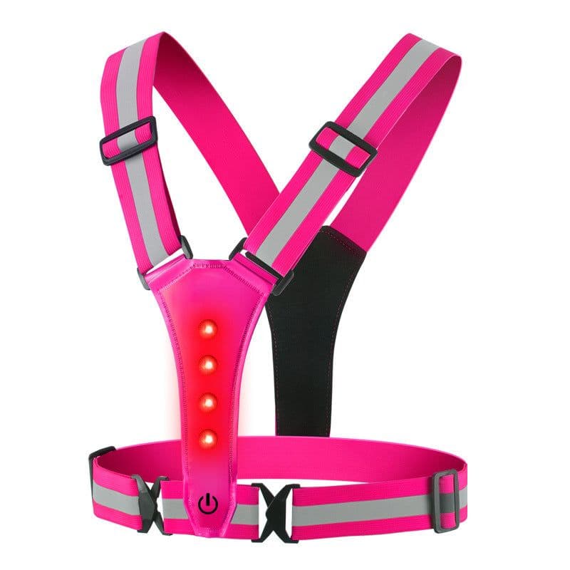 image-Common Way L3 LED Reflective Safety Vest USB Charging