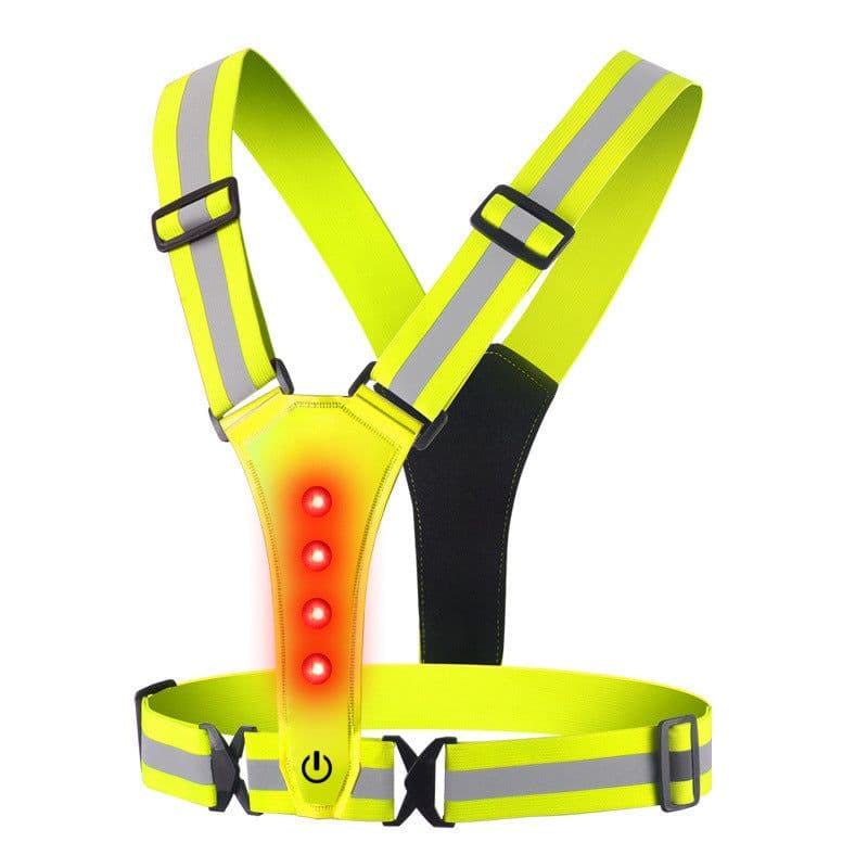 image-Common Way L3 LED Reflective Safety Vest USB Charging