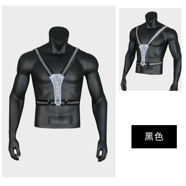 image-Common Way L3 LED Reflective Safety Vest USB Charging