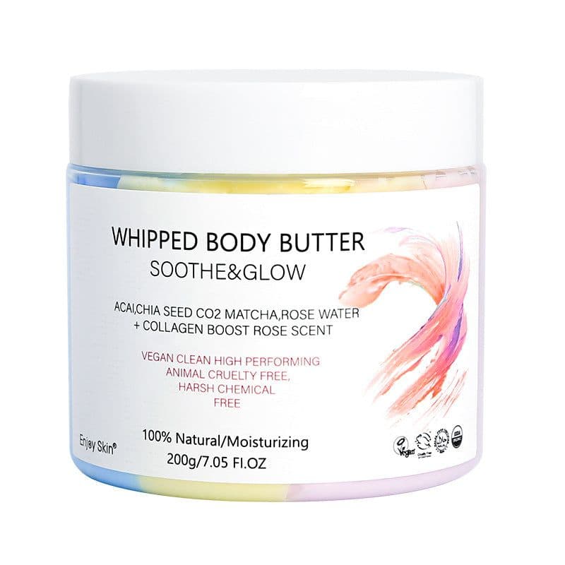 image-Rainbow Body Butter 3-Color Ice Cream - OEM