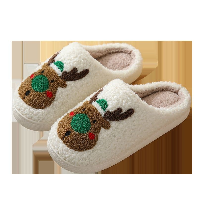 image-Winter Cotton Slippers Unisex Thick Bottom Home Casual