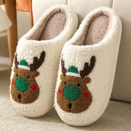 image-Winter Cotton Slippers Unisex Thick Bottom Home Casual