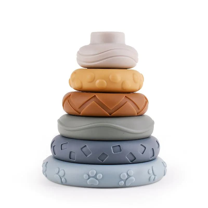image-Stacking Cup & Ball Infant Toy Set Rainbow