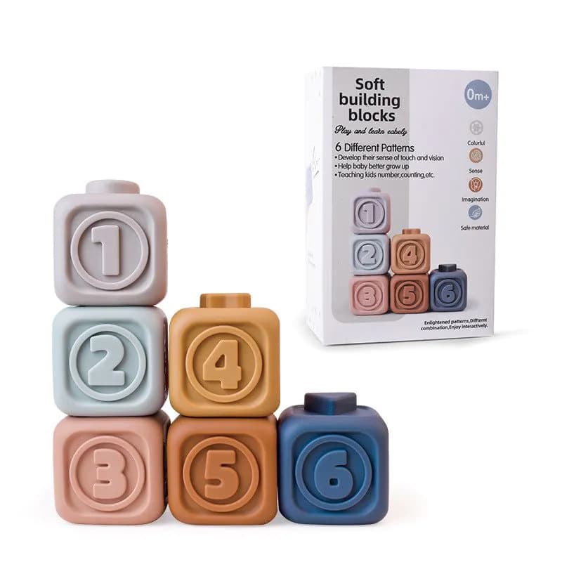 image-Stacking Cup & Ball Infant Toy Set Rainbow