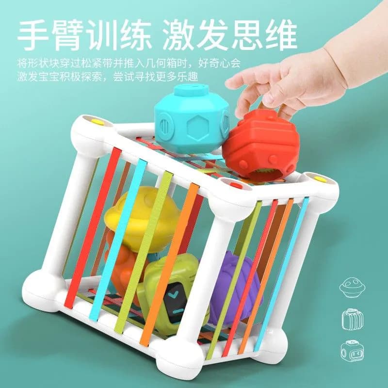 image-Stacking Cup & Ball Infant Toy Set Rainbow