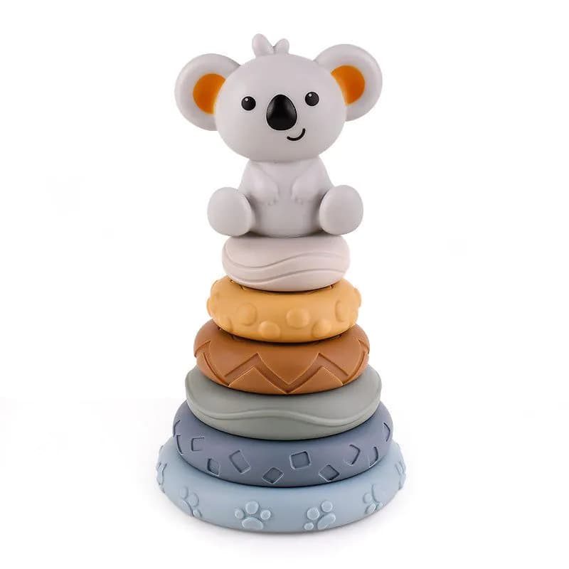 image-Stacking Cup & Ball Infant Toy Set Rainbow