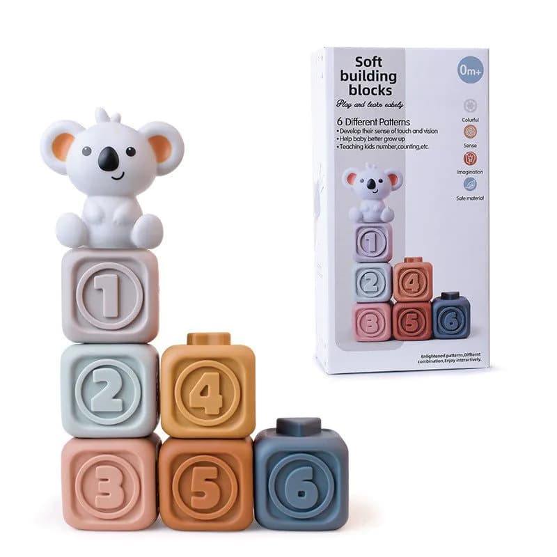 image-Stacking Cup & Ball Infant Toy Set Rainbow