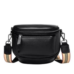 image-Genuine Leather Crossbody Satchel Bag Women