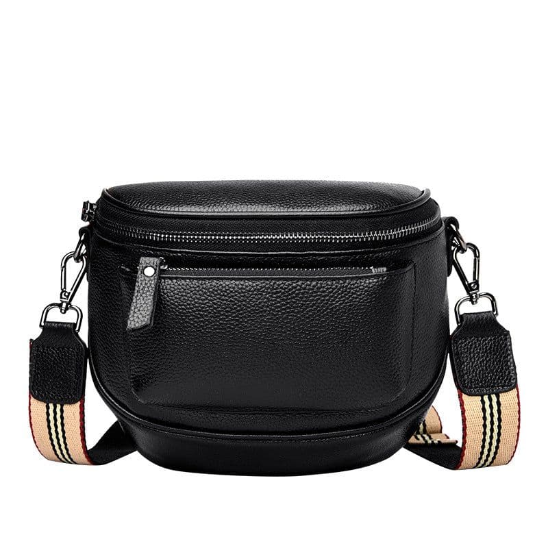 image-Genuine Leather Crossbody Satchel Bag Women