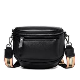 image-Genuine Leather Crossbody Satchel Bag Women