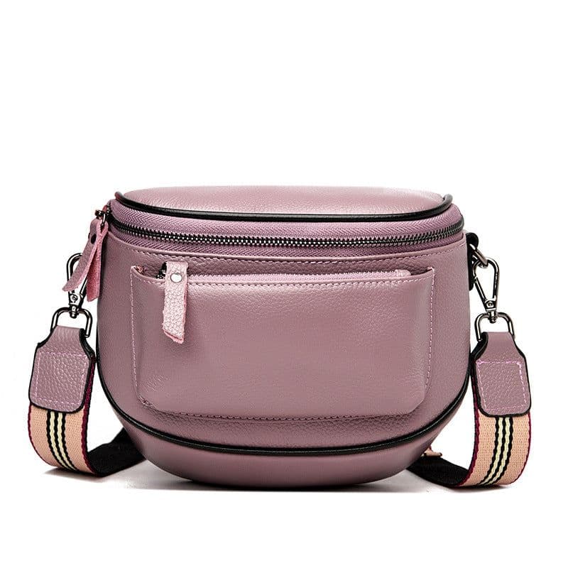 image-Genuine Leather Crossbody Satchel Bag Women