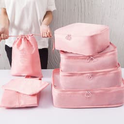image-Travel Storage Bag Seven-Piece Set Organizer
