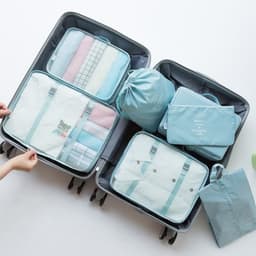 image-Travel Storage Bag Seven-Piece Set Organizer