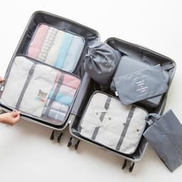 image-Travel Storage Bag Seven-Piece Set Organizer