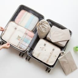 image-Travel Storage Bag Seven-Piece Set Organizer