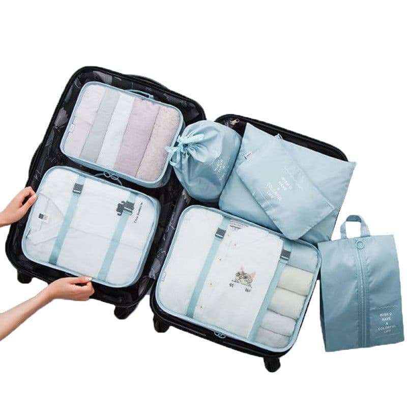image-Travel Storage Bag Seven-Piece Set Organizer