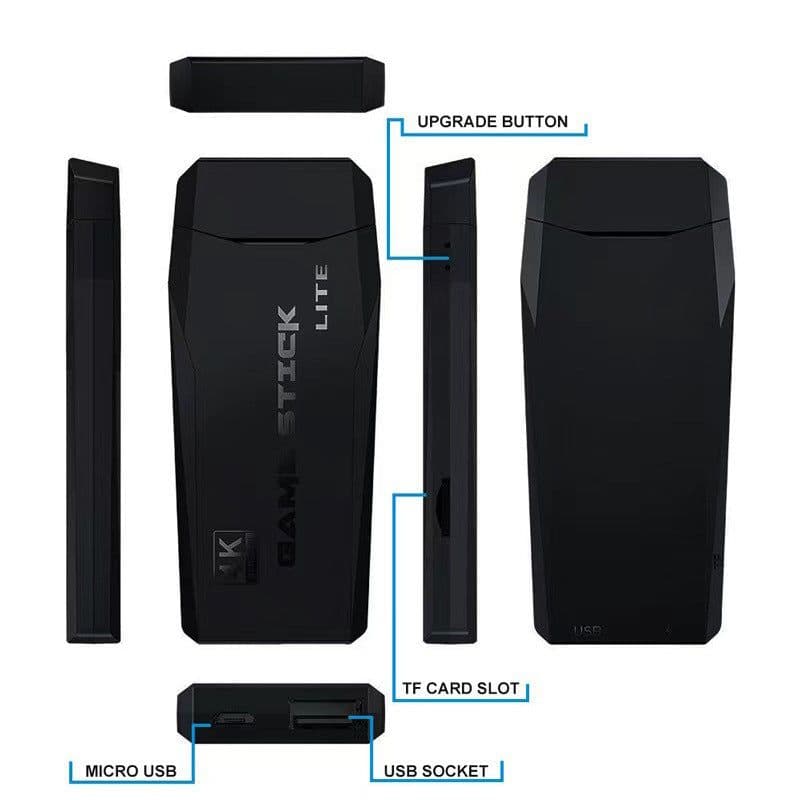 image-M8 Game Console 64GB HDMI Wireless Controller