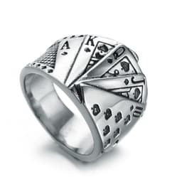 image-Men's Fashion Texas Hold'em Royal Flush Ring