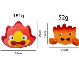 image-Calcifer Plush Fire Demon Doll Pillow