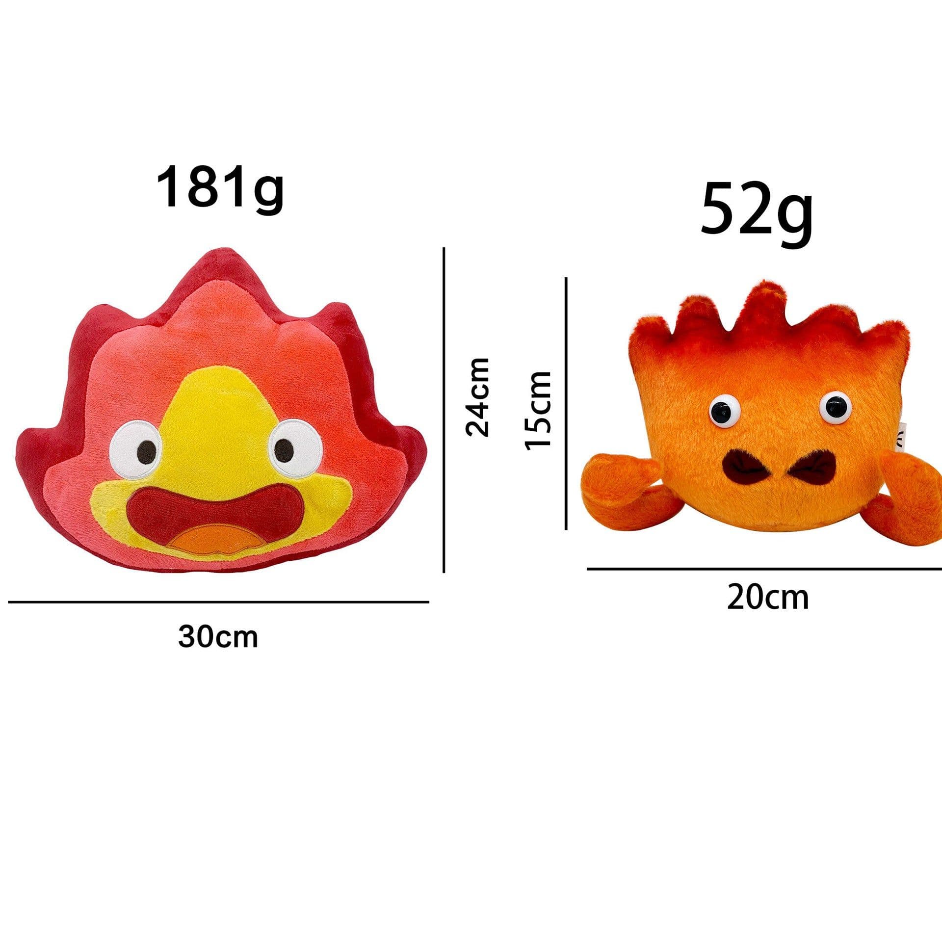 image-Calcifer Plush Fire Demon Doll Pillow