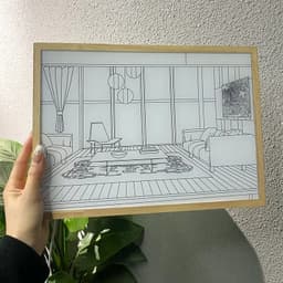 image-Olisee LED Night Light Photo Frame Lamp