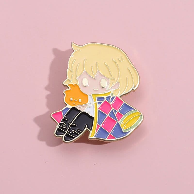 image-Cartoon Character Alloy Brooch Badge