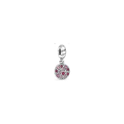 image-Panjiadora 925 Silver Disney Hand-Painted Love Beads