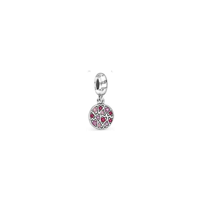 image-Panjiadora 925 Silver Disney Hand-Painted Love Beads