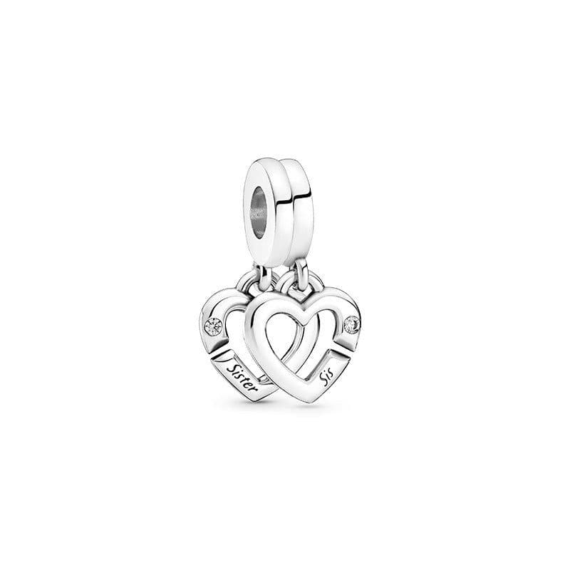 image-Panjiadora 925 Silver Disney Hand-Painted Love Beads