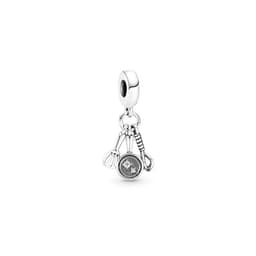 image-Panjiadora 925 Silver Disney Hand-Painted Love Beads
