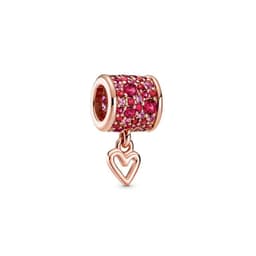 image-Panjiadora 925 Silver Disney Hand-Painted Love Beads