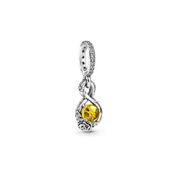 image-Panjiadora 925 Silver Disney Hand-Painted Love Beads
