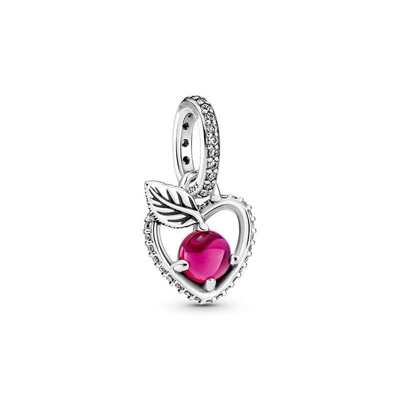image-Panjiadora 925 Silver Disney Hand-Painted Love Beads