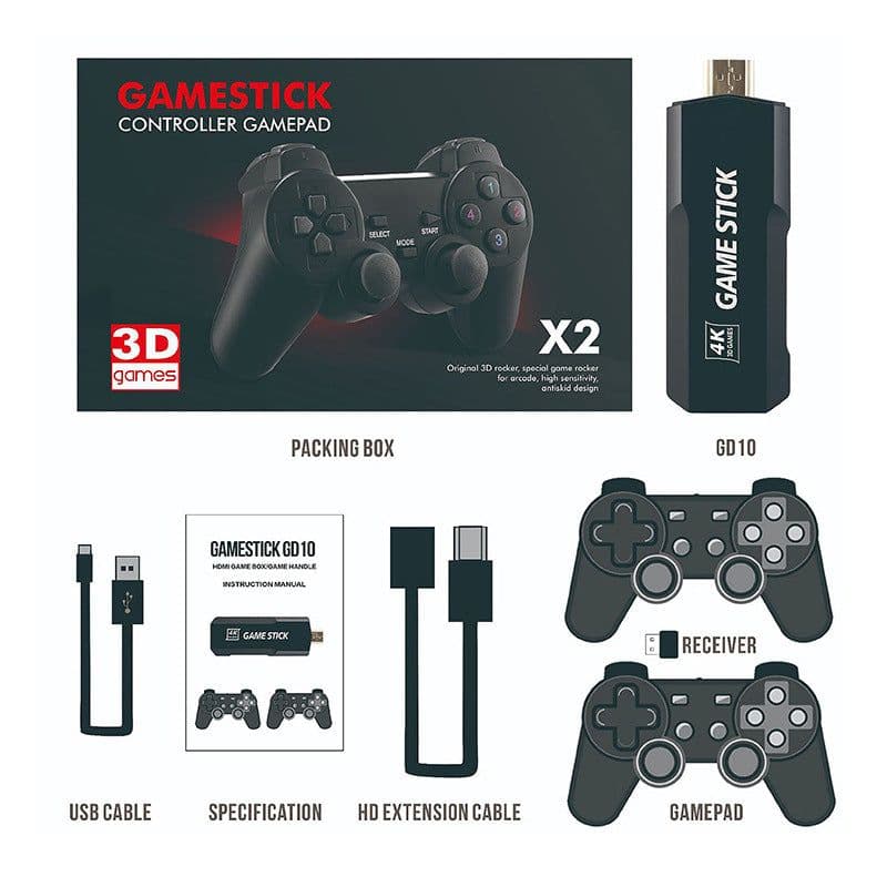 image-GD10 Wireless HD Game Console with HDMI Cable