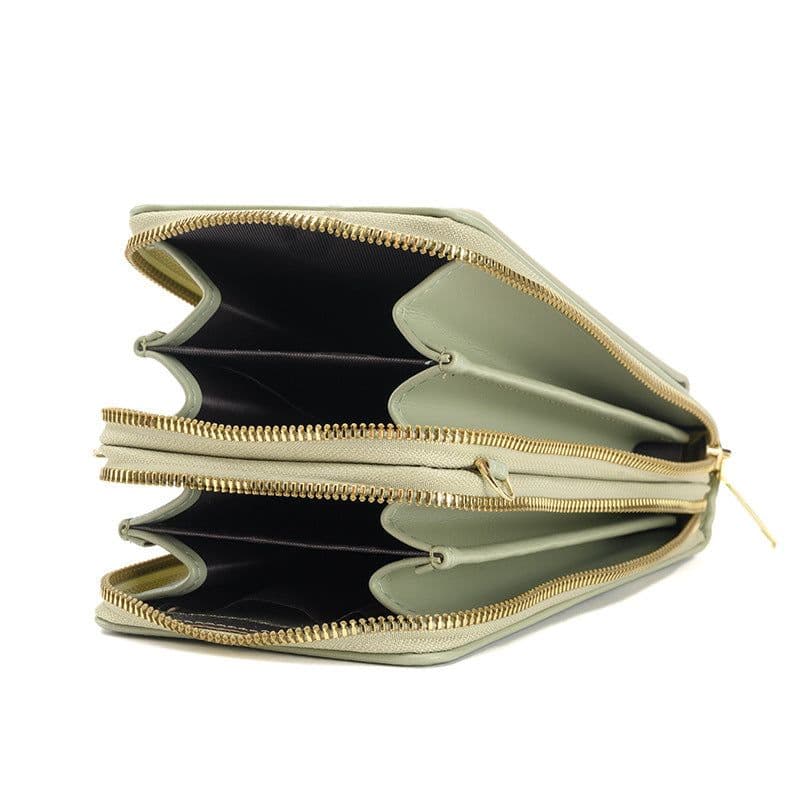 image-Touch screen zipper bag 2023 spring new shoot ladies mobile phone bag Korean fashion shoulder messenger bag one drop