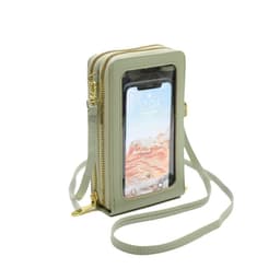 image-Touch screen zipper bag 2023 spring new shoot ladies mobile phone bag Korean fashion shoulder messenger bag one drop