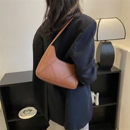 image-Trendy Simple Underarm Bag Women's Shoulder Bag