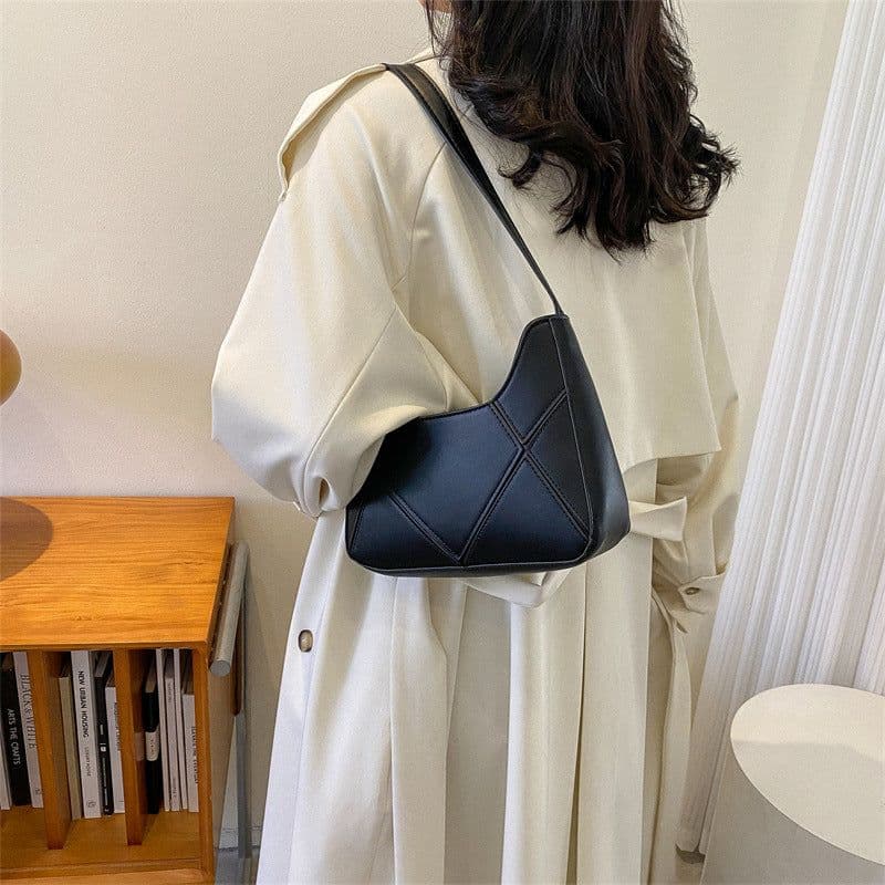 image-Trendy Simple Underarm Bag Women's Shoulder Bag
