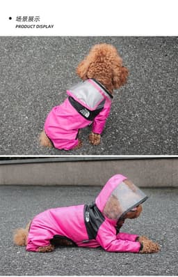 image-Puppy Raincoat for Small Dogs, 4XL