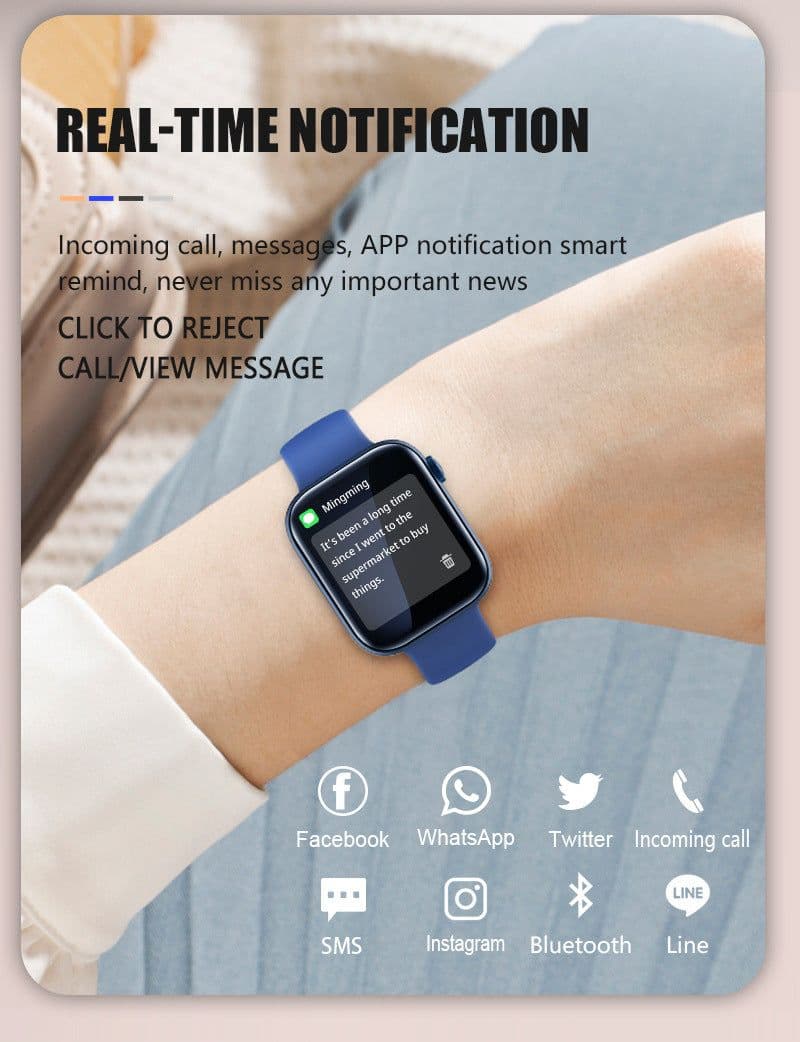 image-LIGE Smart Bracelet P45 Bluetooth Call Waterproof