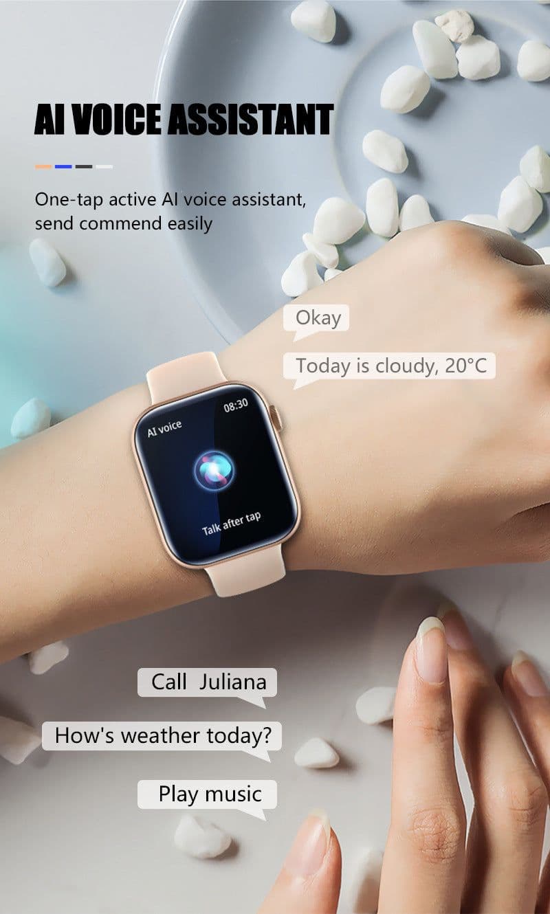 image-LIGE Smart Bracelet P45 Bluetooth Call Waterproof