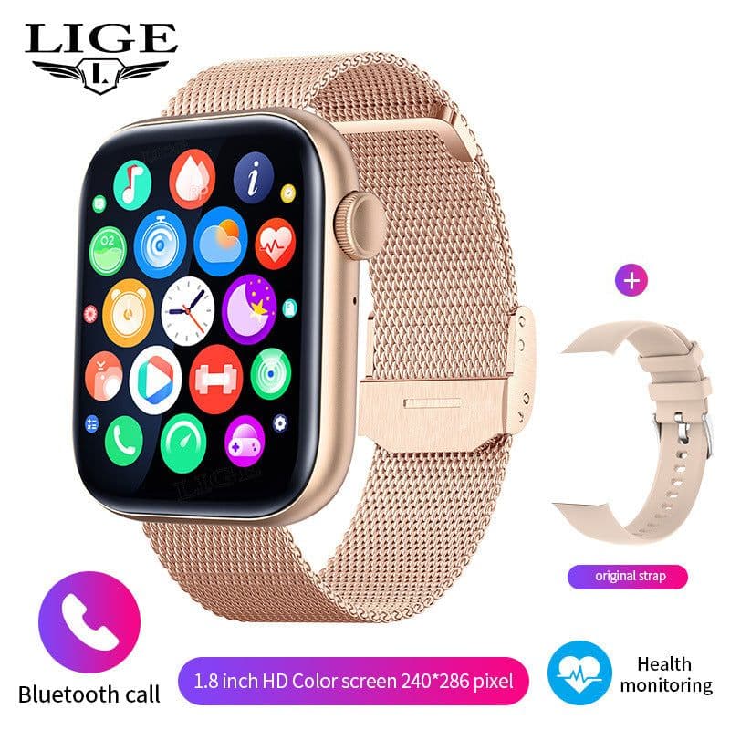 image-LIGE Smart Bracelet P45 Bluetooth Call Waterproof