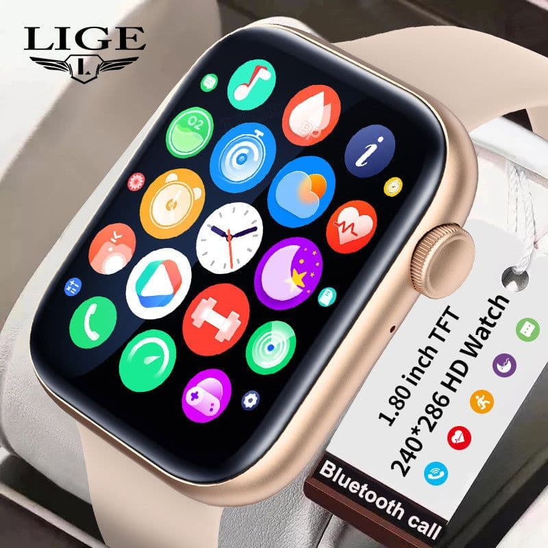 image-LIGE Smart Bracelet P45 Bluetooth Call Waterproof