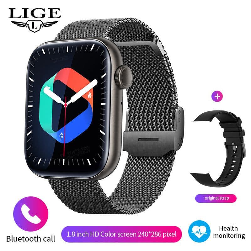 image-LIGE Smart Bracelet P45 Bluetooth Call Waterproof