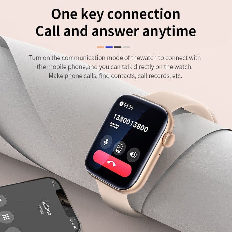 image-LIGE Smart Bracelet P45 Bluetooth Call Waterproof